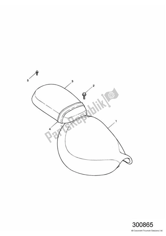 All parts for the Seat of the Triumph America Carburettor 790 2002 - 2007